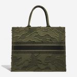 Pre-owned Dior bag Book Tote Large Camouflage Embroidery Canvas Green Green Back | Sell your designer bag on Saclab.com