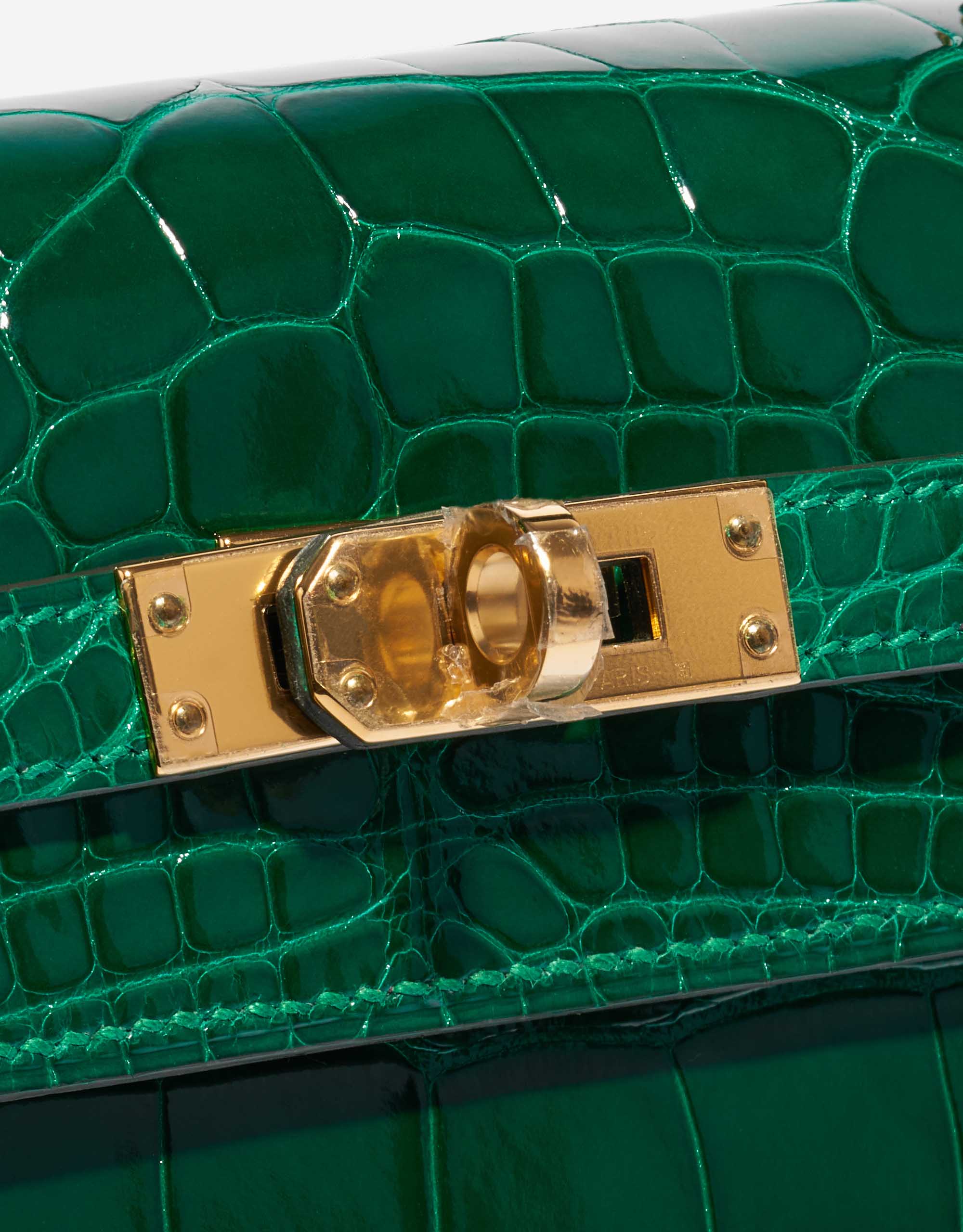 Hermès Kelly 28 Alligator Mississippiensis Vert Emeralde