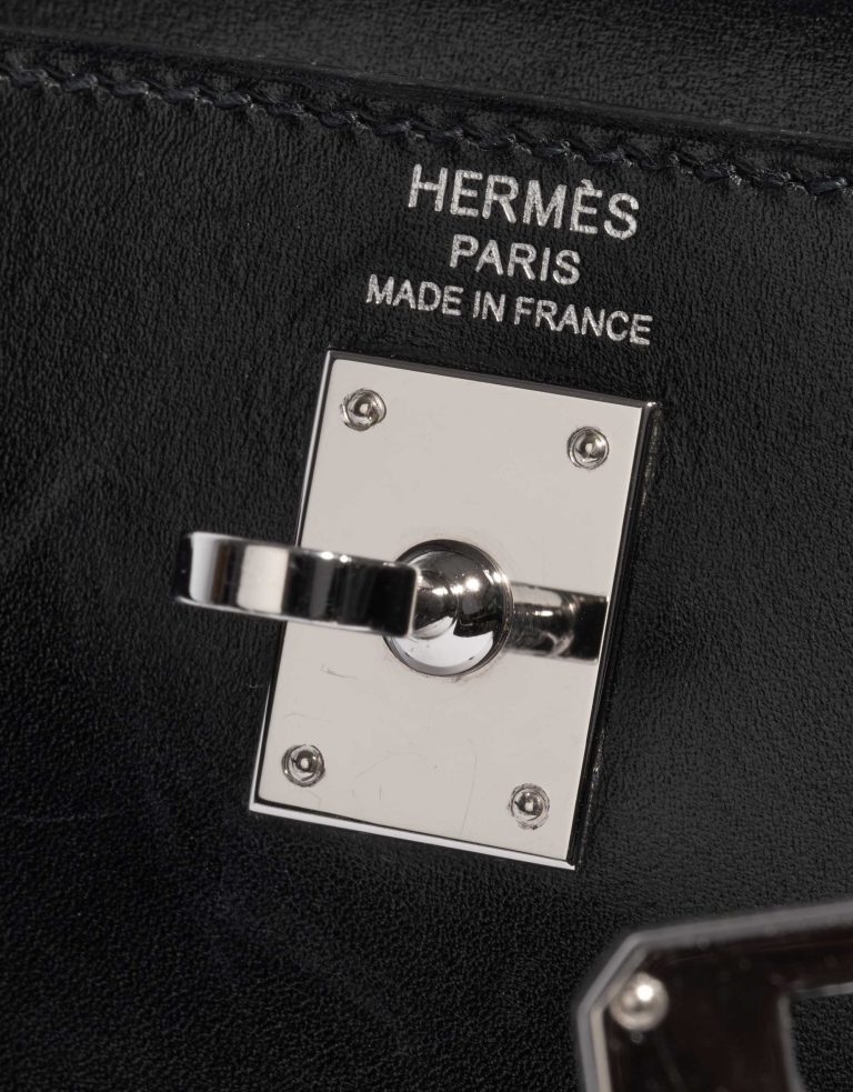 Pre-owned Hermès bag Kelly 25 Box Black Black Logo | Sell your designer bag on Saclab.com