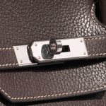 Pre-owned Hermès bag Birkin 40 Clemence Café Brown Closing System | Sell your designer bag on Saclab.com