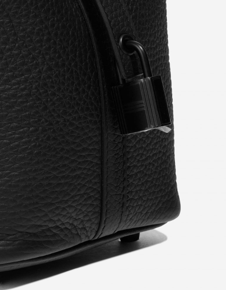 Pre-owned Hermès bag Picotin 18 Clemence So Black Black Front | Sell your designer bag on Saclab.com