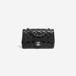 Chanel Timeless Mini Rectangular Lamb Black Black Front | Sell your designer bag on Saclab.com