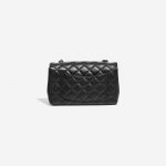Chanel Timeless Mini Rectangular Lamb Black Black Back | Sell your designer bag on Saclab.com