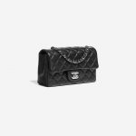 Chanel Timeless Mini Rectangular Lamb Black Black Side Front | Sell your designer bag on Saclab.com