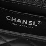 Chanel Timeless Mini Rectangular Lamb Black Black Logo | Sell your designer bag on Saclab.com