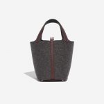 Hermès Picotin 18 Felt / Swift Gris Moyen / Havane Brown, Grey Back | Sell your designer bag on Saclab.com