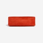 Pre-owned Hermès bag Kelly Pochette Doblis Suede Rouge Vif Red Bottom | Sell your designer bag on Saclab.com