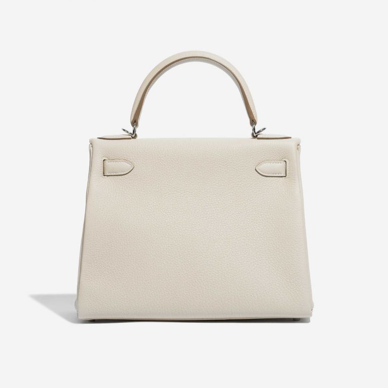 Pre-owned Hermès bag Kelly 28 Togo Craie Beige Back | Sell your designer bag on Saclab.com