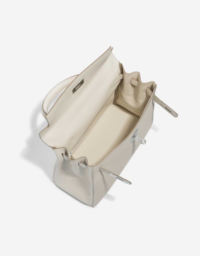 Pre-owned Hermès bag Kelly 28 Togo Craie Beige Inside | Sell your designer bag on Saclab.com