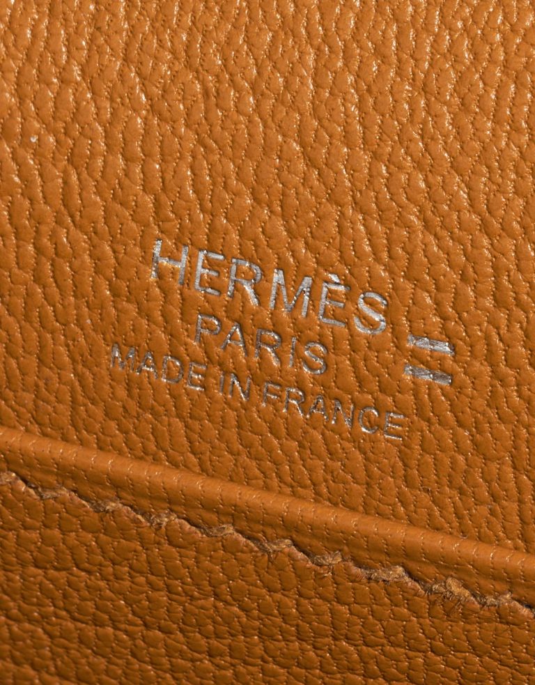 Sac Hermès d'occasion Roulis Mini lézard Ombre Caramel Brown Logo | Vendez votre sac de créateur sur Saclab.com