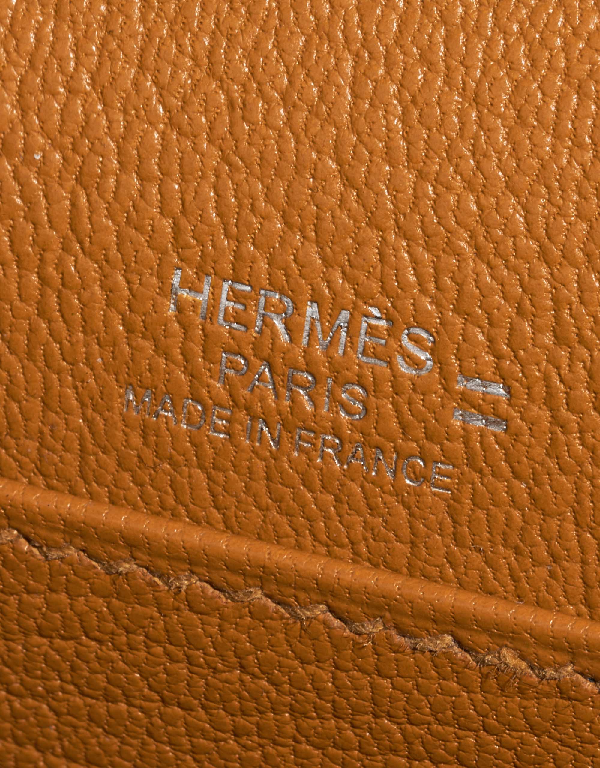 Pre-owned Hermès Tasche Roulis Mini Lizard Ombre Caramel Brown Logo | Verkaufen Sie Ihre Designer-Tasche auf Saclab.com