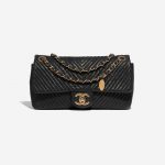 Chanel Timeless Small Calf Black Black Front | Sell your designer bag on Saclab.com