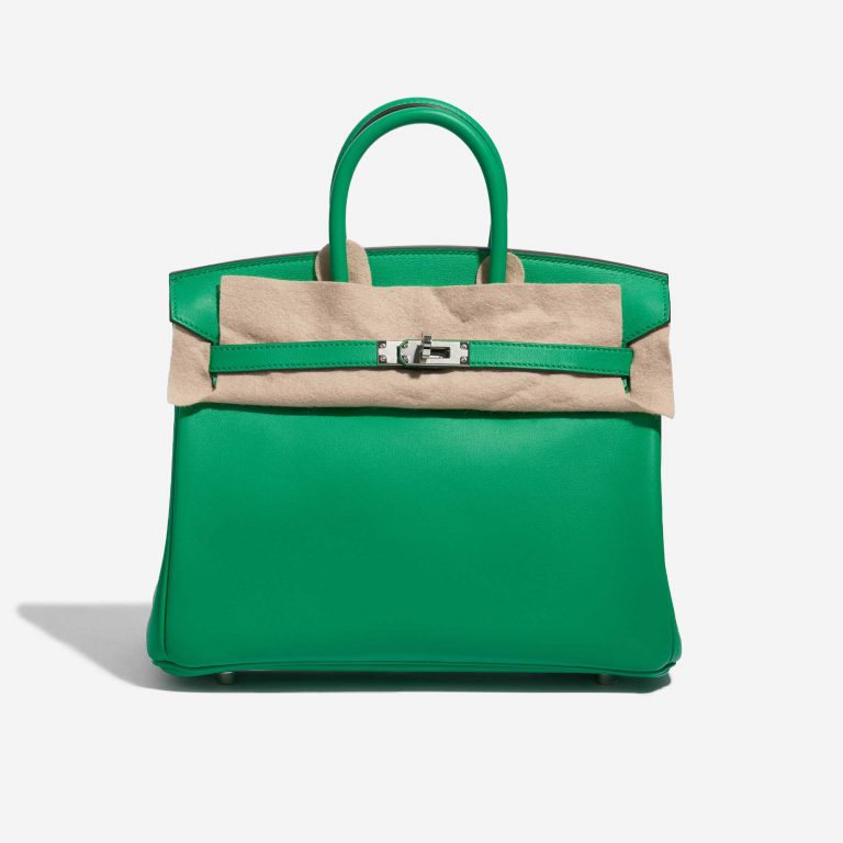 Pre-owned Hermès Tasche Birkin 25 Swift Vert Menthe Grün Front Velt | Verkaufen Sie Ihre Designer-Tasche auf Saclab.com