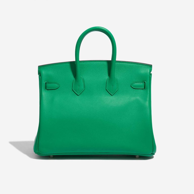 Gebrauchte Hermès Tasche Birkin 25 Swift Vert Menthe Grün Zurück | Verkaufen Sie Ihre Designer-Tasche auf Saclab.com