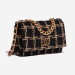 Chanel 19 WOC Tweed Black / Beige Black, Beige Side Front | Sell your designer bag on Saclab.com