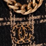 Chanel 19 WOC Tweed Black / Beige Black, Beige Closing System | Sell your designer bag on Saclab.com