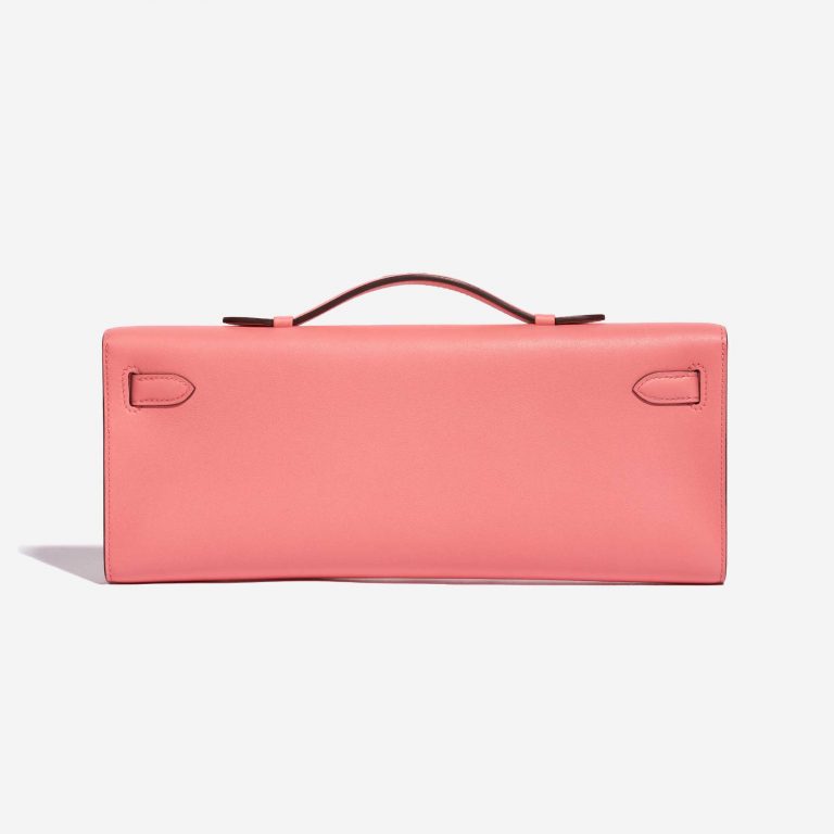 Pre-owned Hermès bag Kelly Cut Clutch Swift Rose d’Été Rose Back | Sell your designer bag on Saclab.com