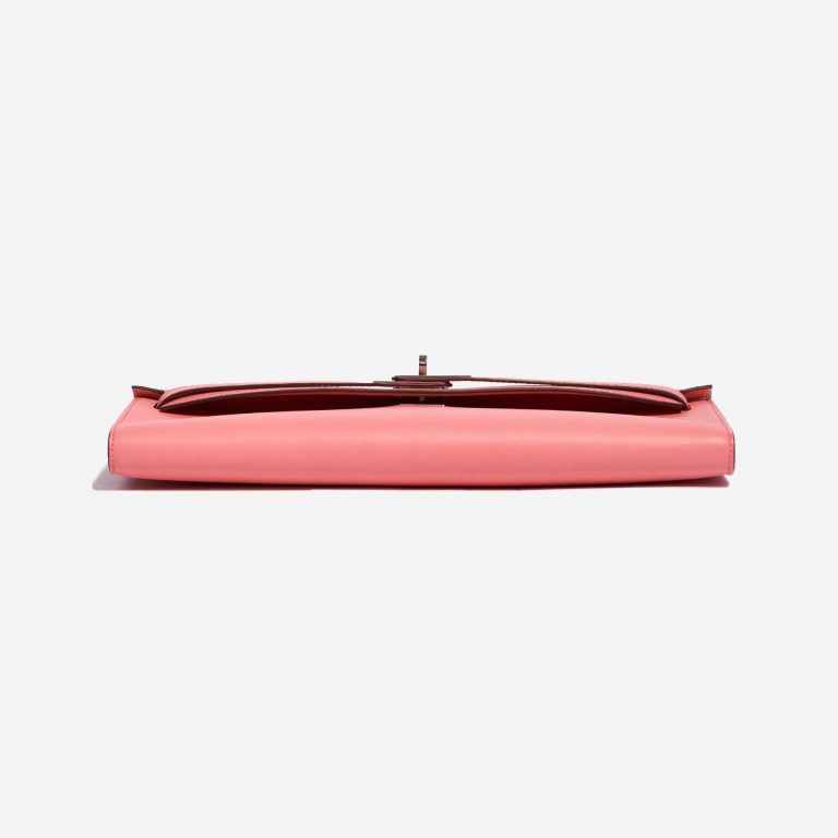 Pre-owned Hermès bag Kelly Cut Clutch Swift Rose d’Été Rose Bottom | Sell your designer bag on Saclab.com