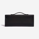 Pre-owned Hermès bag Kelly Cut Clutch Swift Black Black Back | Sell your designer bag on Saclab.com