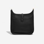 Hermès Evelyne 29 Taurillon Clemence Black Black Back | Sell your designer bag on Saclab.com