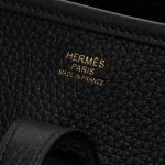 Hermès Evelyne 29 Taurillon Clemence Black Black Logo | Sell your designer bag on Saclab.com