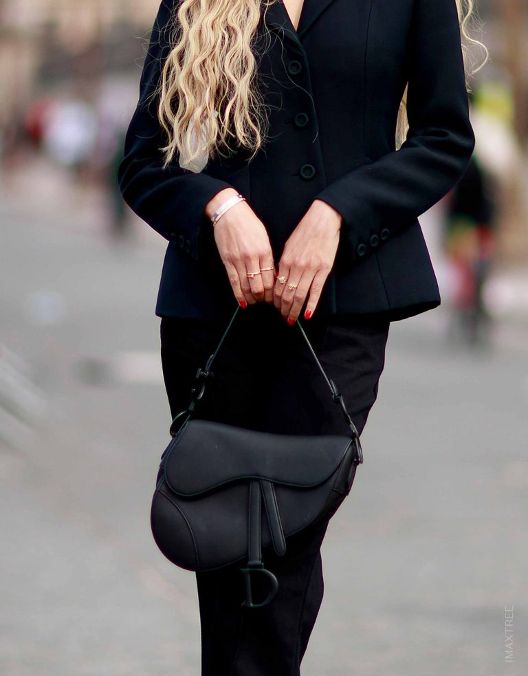 Dior saddle 2024 street style