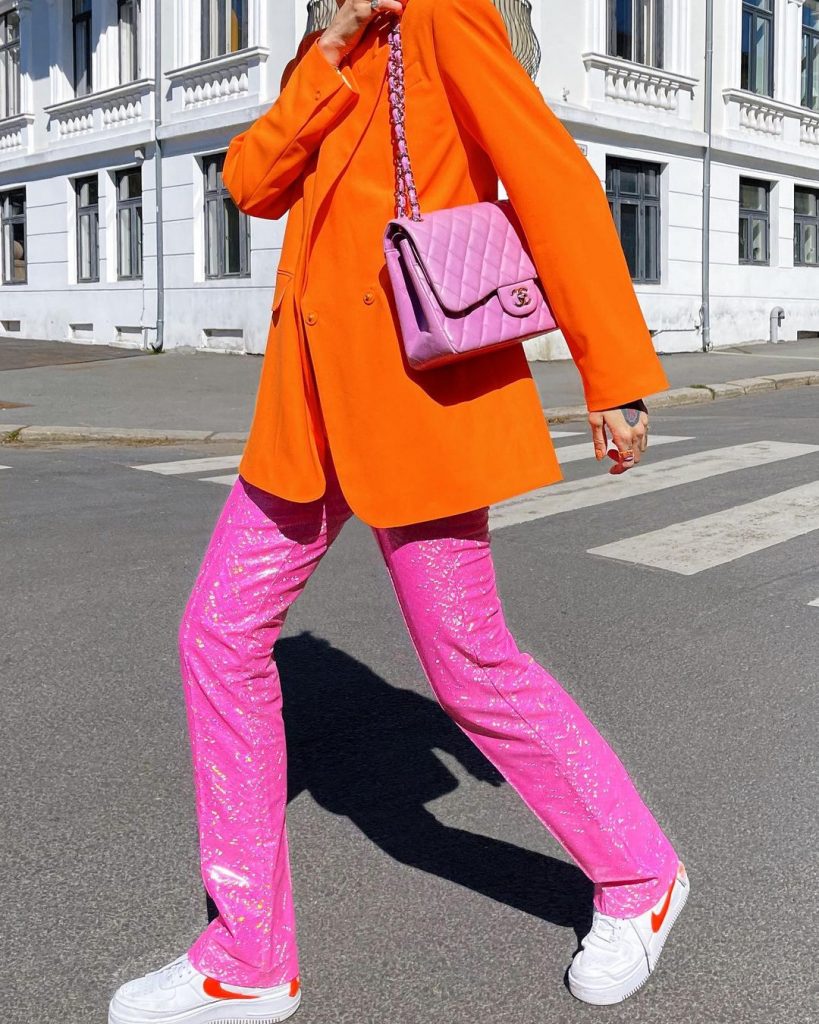 Marianne Theodorsen Chanel Classique Jumbo Lambskin Pink / Lilac | Acheter &amp; vendre des sacs Chanel d&#039;occasion