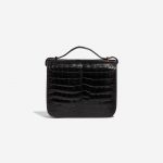 Pre-owned Hermès bag Constance 18 Alligator Macassar Brown Back | Sell your designer bag on Saclab.com