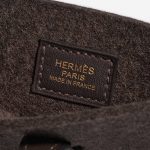 Hermès Evelyne 16 Felt / Swift Ebène Brown Logo | Sell your designer bag on Saclab.com