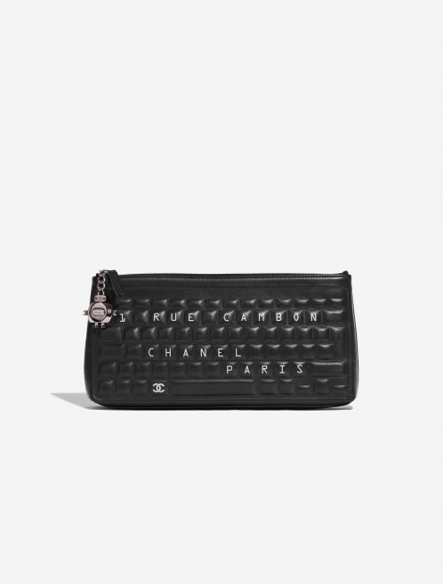 Sac Chanel d'occasion Pochette Keyboard Veau Noir Black Front | Vendez votre sac de créateur sur Saclab.com