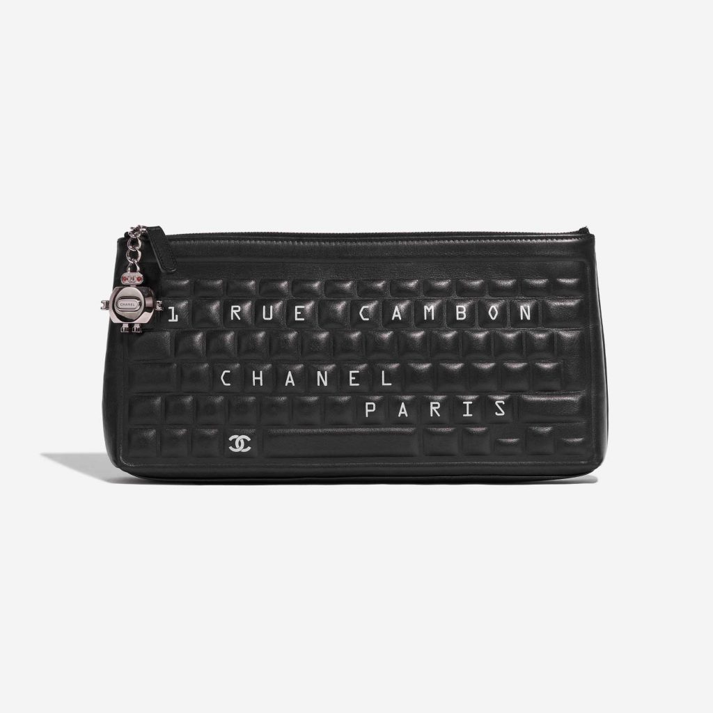 Chanel Keyboard Clutch Calf Black SACLÀB