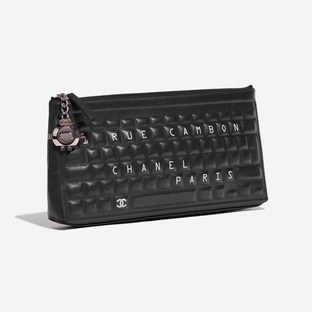 Chanel Keyboard Clutch Calf Black SACLÀB
