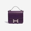 Hermes Constance III Bleuet Ostrich 24 GHW 2019 in Box