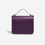 Pre-owned Hermès bag Constance 24 Ostrich Violin Violet Back | Sell your designer bag on Saclab.com
