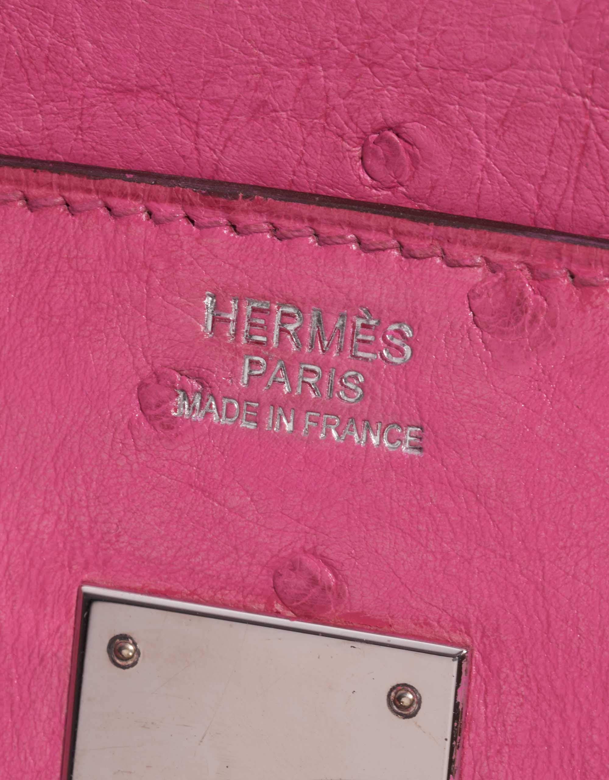 2005 Hermès Fuchsia Pink Ostrich Birkin 28