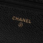 Chanel Timeless WOC Caviar Black Black Logo | Sell your designer bag on Saclab.com