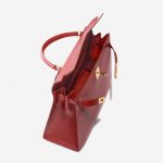 Pre-owned Hermès bag Kelly 32 Epsom Rouge Casaque Red Inside | Sell your designer bag on Saclab.com