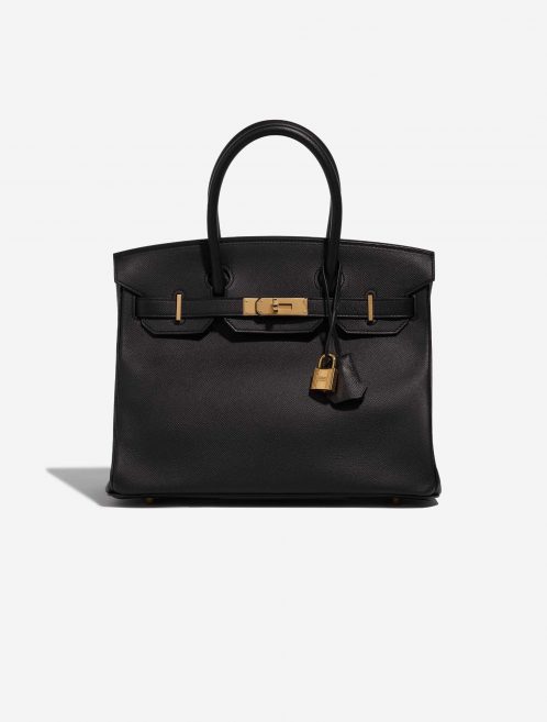 Sac Hermès Birkin 30 Epsom Black Black Front | D'occasion Vendez votre sac de créateur sur Saclab.com