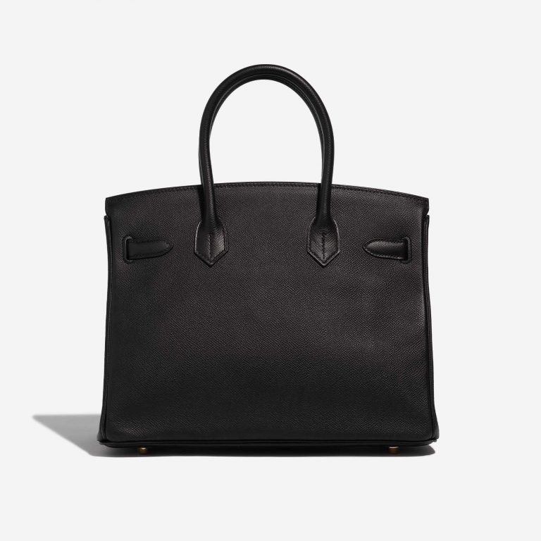 Pre-owned Hermès bag Birkin 30 Epsom Black Black Back | Sell your designer bag on Saclab.com