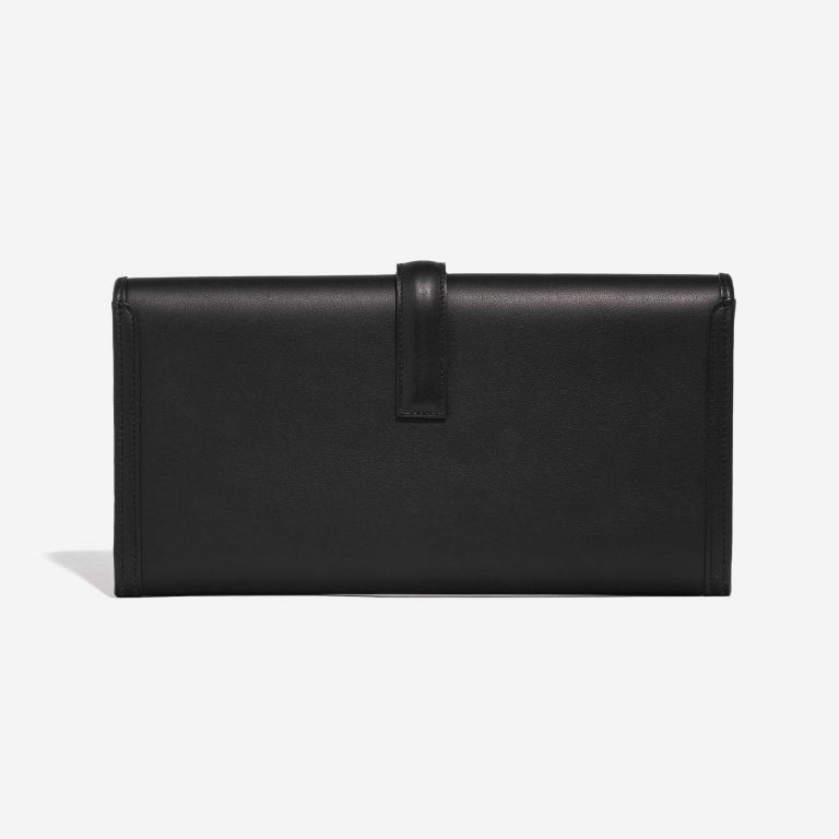 Pre-owned Hermès bag Jige 29 Clutch Swift Black Black Back | Sell your designer bag on Saclab.com