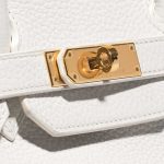 Hermès Birkin 35 Togo Blanc White Closing System | Sell your designer bag on Saclab.com