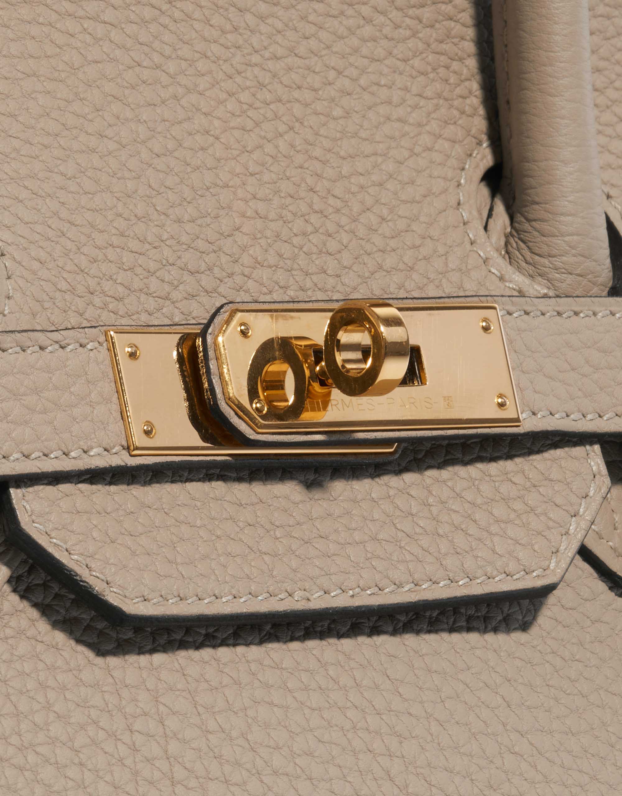 Hermes Birkin bag 25 Gris tourterelle Ostrich leather Gold hardware