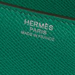 Pre-owned Hermès bag Constance 24 Epsom Vert Jade / Blue Brume Green Logo | Sell your designer bag on Saclab.com