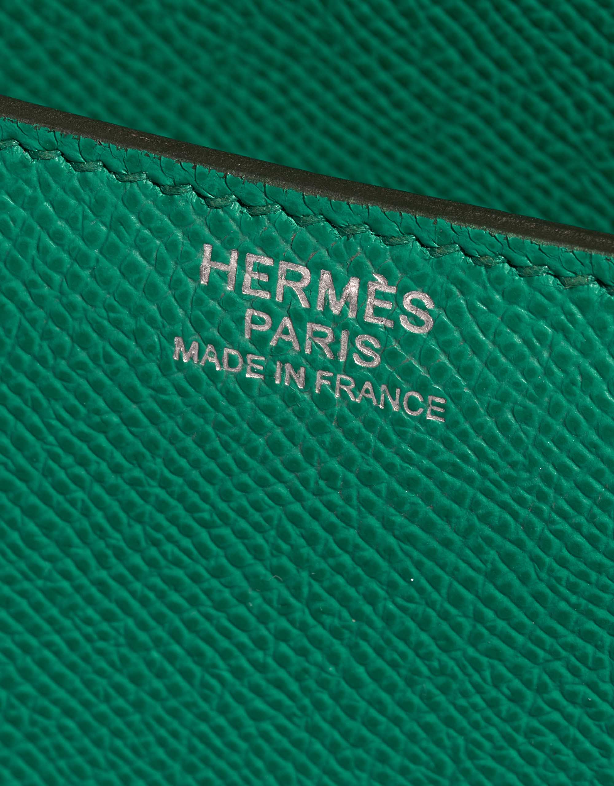Hermes Constance 24cm Vert Cypress Epsom GHW - Lilac Blue London