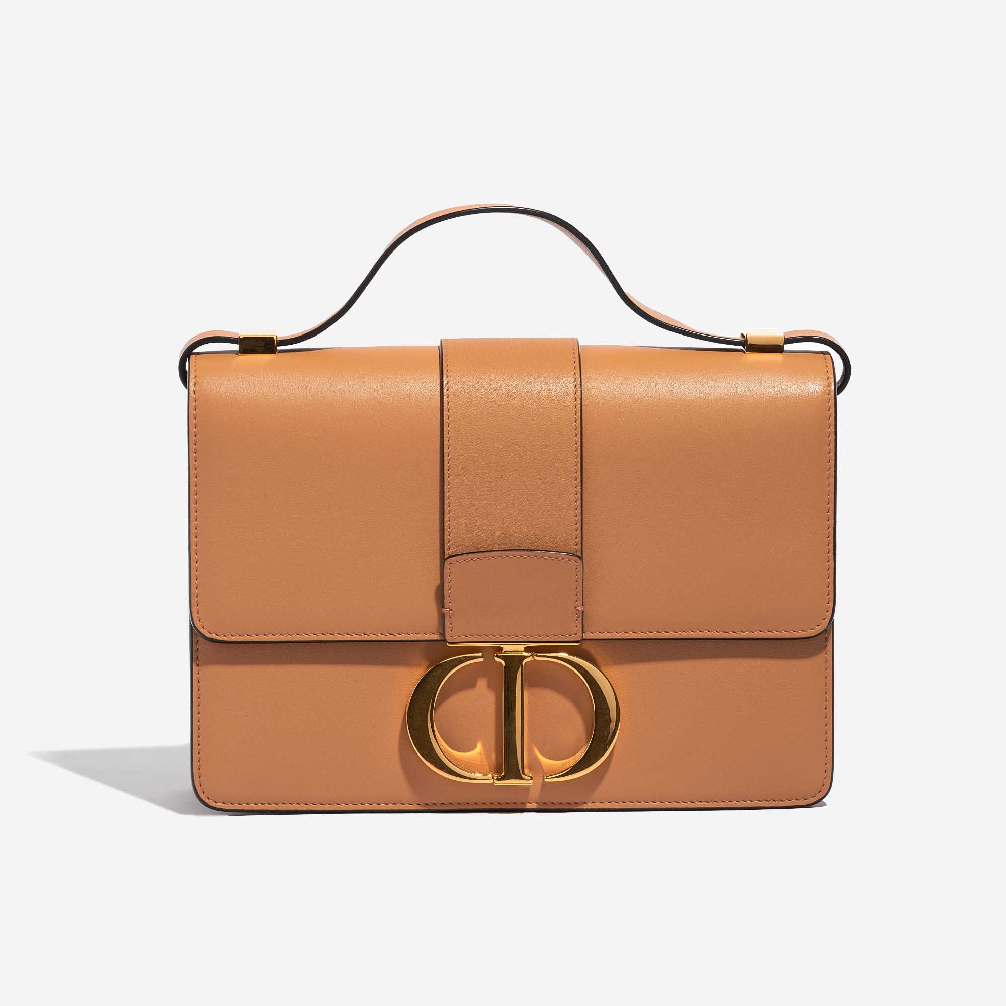 Gebrauchte Dior Tasche 30 Montaigne Kalbsleder Beige Beige, Brown Front | Verkaufen Sie Ihre Designer-Tasche auf Saclab.com