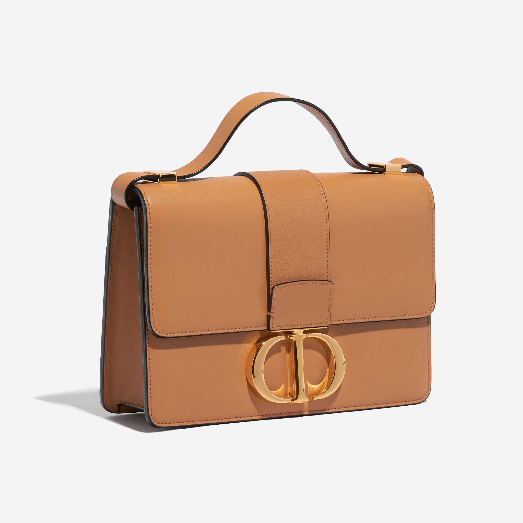 Gebrauchte Dior Tasche 30 Montaigne Kalbsleder Beige Beige, Brown Side Front | Verkaufen Sie Ihre Designer-Tasche auf Saclab.com