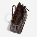 Hermès Birkin 25 Niloticus Crocodile Miel Brown Inside | Sell your designer bag on Saclab.com