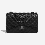 Chanel Timeless Jumbo Lamb Black Black Front | Sell your designer bag on Saclab.com