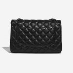 Chanel Timeless Jumbo Lamb Black Black Back | Sell your designer bag on Saclab.com