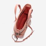 Pre-owned Chanel bag Gabrielle Handle Calf Beige / Dust Rose Beige, Rose Inside | Sell your designer bag on Saclab.com